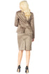 Majestic Sateen Two-Piece Skirt Suit Jacket